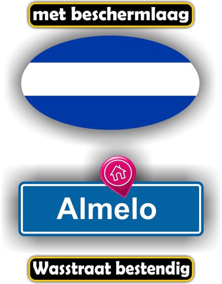 Jerma - Almelo - stickers set van 2 - bumperstickers