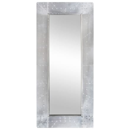 vidaXL - Spiegel - luchtvaartstijl - 110x50 - cm - metaal
