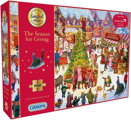 Kerstpuzzel Limited Edition - Feestdagen Puzzel - Ontspanning Thuis - Genummerd Certificaat - 1000 Stukjes 68x49cm - Meerkleurig