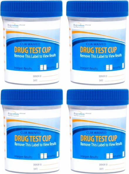 Testjezelf.nu Drugstest CUP + Anti Fraude 4 stuks