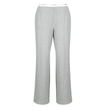 Calvin Klein Logo Jersey Pant Grey Heather Size: S | Sweatpants Outlet | Dames | Grijs