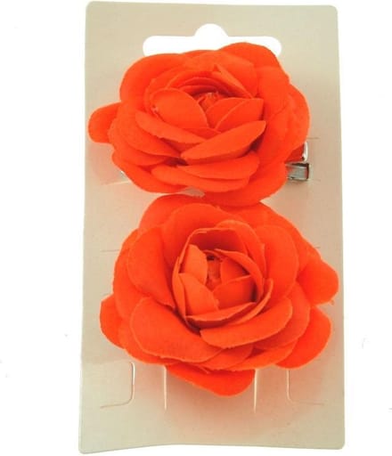 Zac's Alter Ego Haarclip Flower Oranje