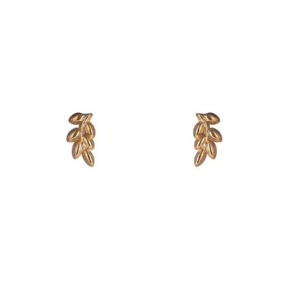 Go Dutch Label Oorknoppen Branch Stud Goudkleurig
