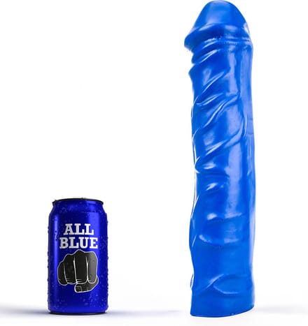 All Blue Dildo 31 x 6,5 cm - blauw
