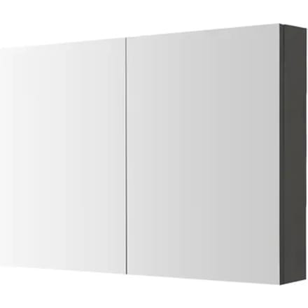 Aquazuro Spiegelkast Arezzo 100cm Donkergrijs