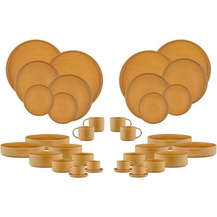 SCANDI Compleet Servies - 36 stuks - Oker