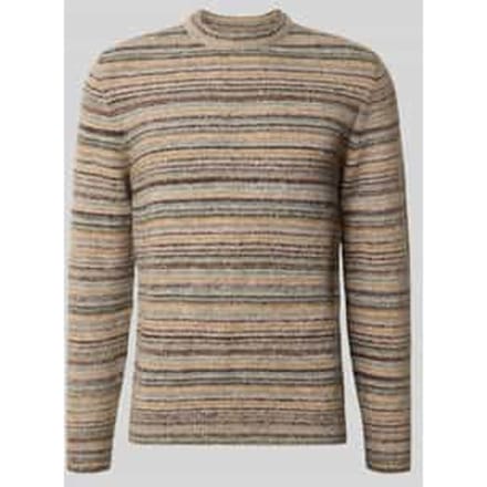 Regular fit gebreide pullover met wol