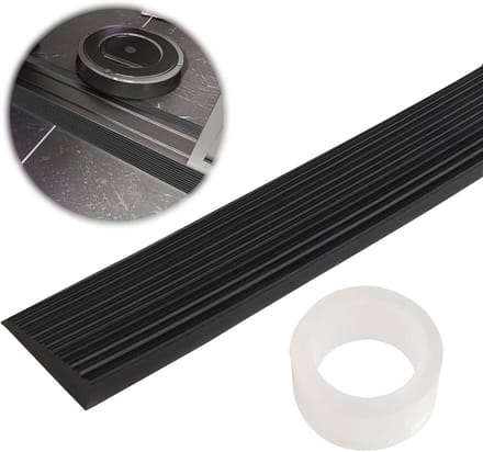 Zelfklevende Drempelhelling Rubber - Overgangsprofiel voor Deuren en Drempels (100 cm)