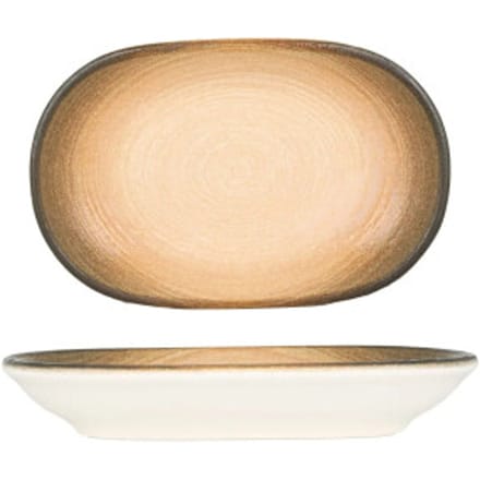 ID Fine Serveerschaal - Canyon - Porselein - 18 cm - set van 2