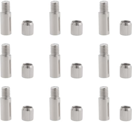 Dailygoods - 80 Stuks 6mm Kast Plank Pins voor Meubels
