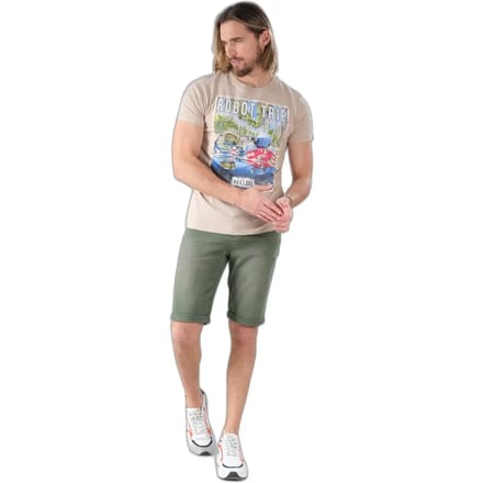 DEELUXE T-shirt met vintage printROBOTRIP Beige