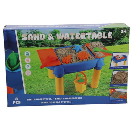 OttoSimon zand- en watertafel speelset 48x32x29 cm met accessoires.