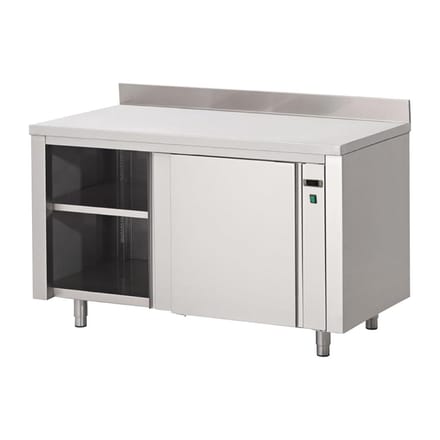 Gastro M RVS warmhoudkast met achteropstand 85x200x70cm