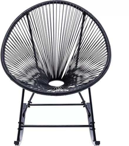 Schommelstoel Acapulco zwart Kare Design