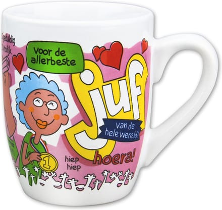 Cartoonmok Juf - 300 ml