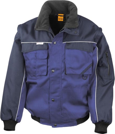 Result - Work-Guard - Werkkleding Jas - Royal Blue/Navy - Maat XXL