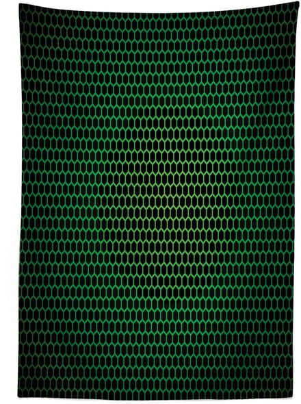 ABAKUHAUS bosgroen Tafelkleed – 140x170 cm – satijnmix, machinewasbaar