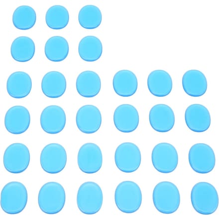 30 stuks Drum Dempers Gel Pads Siliconen Drum Dempers Geluiddempende Muffler Pads Blauw