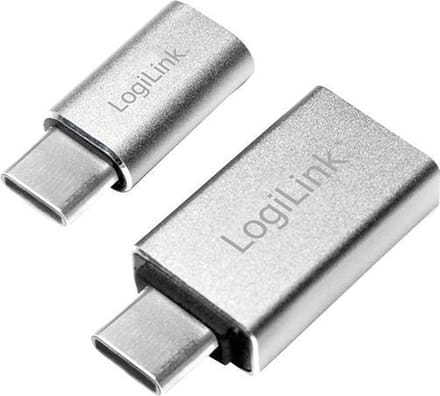 LogiLink USB 3.2 Gen 1 (USB 3.0) Adapter [1x USB-C stekker - 1x Micro-USB 2.0 B bus, USB 3.2 Gen 1 bus A (USB 3.0)] AU0040 0 mm
