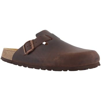 Natural Sense unisex pantoffels klomp leer bruin 1095906