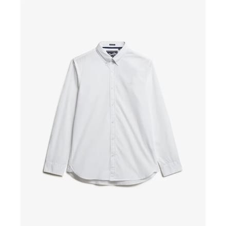 Superdry - Essentials Tailored Lite overhemd - Heren - Lange mouwen shirts