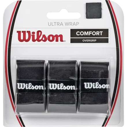 Wilson Ultra Wrap Verpakking 3 Stuks-Zwart
