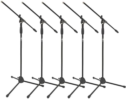 Boomarm Mic Standaard van Gear4music, 5 Stuks