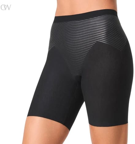 Invisible Supima® Cotton Mid-Thigh Short | Zwart