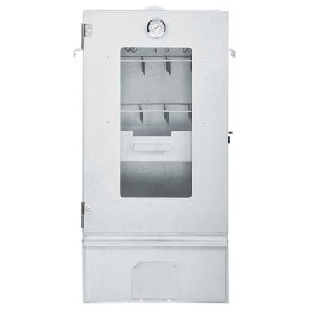 vidaXL Rookoven voor BBQ met 1 kg houtsnippers 44,5x29x83 cm