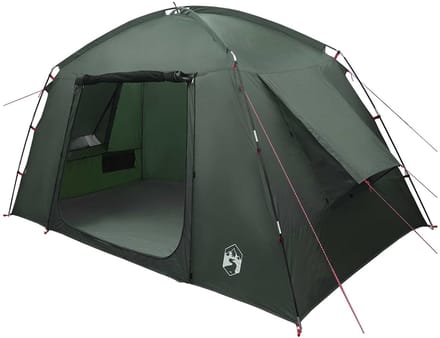 vidaXL - Huisje - Tent - 4-persoons - Leger - Groen - Polyester