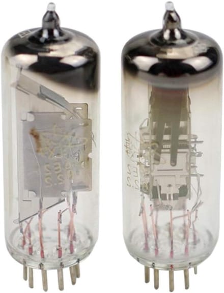 Indicator Buis - Elektronische Buizen - Versterker Kwaliteit - Vervangt EM84 Model - 2 Stuks - Transparant