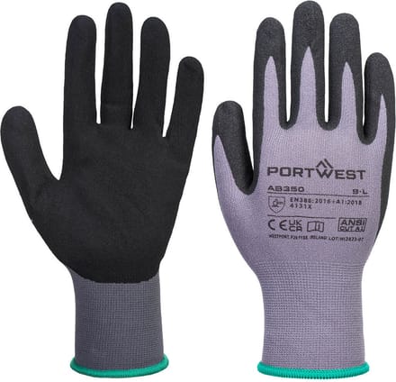 Portwest DermiFlex Essential Multipack (Pk12) - Grijs/zwart - M
