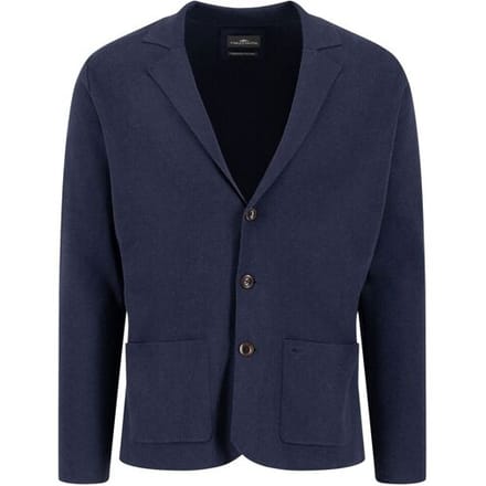 Fynch-Hatton Vest Blazer Cardigan Fullneedle Navy / male