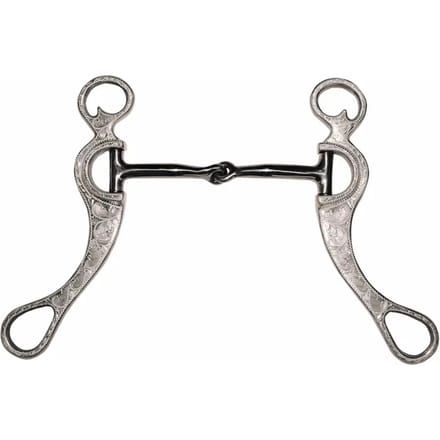 Mors western snaffle voor paard anti-collapse van ijzer Metalab