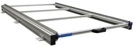 aluminium schuifframe voor camper 120x60 cm - 130 kg belastbaar
