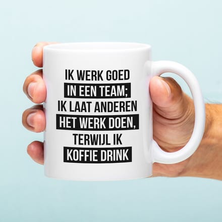 Mok Ik Werk Goed In Een Team van Ditverzinjeniet.nl
