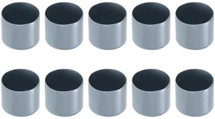 Dailygoods- Schroefdraad Protector Rubber - 10 Pack Eindkappen - 50mm Binnendiameter - Slijtvast - Roestpreventie - Stofisolatie - Eindkap