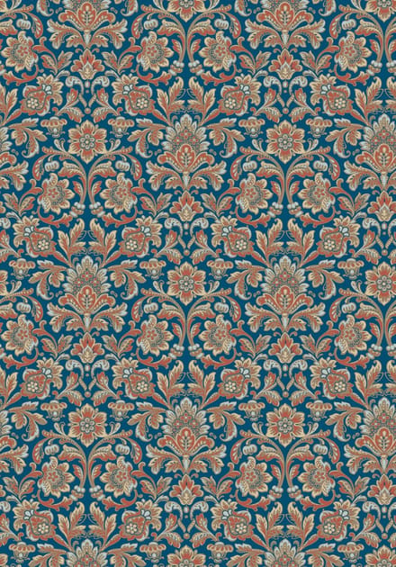 Boråstapeter Vliesbehang 4521 - Anno - Klassiek Blauw - 53cm x 10.05m