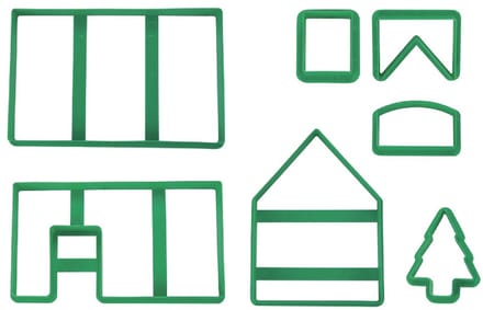 Uitsteker set voor een peperkoekhuisje - Städter