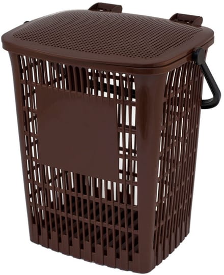 V-Part - Umimax geventileerd 10 liter - Polypropylene - bruin - Prullenbak