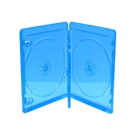 MediaRange BD-Leerhülle voor 3 Discs 14mm blauw