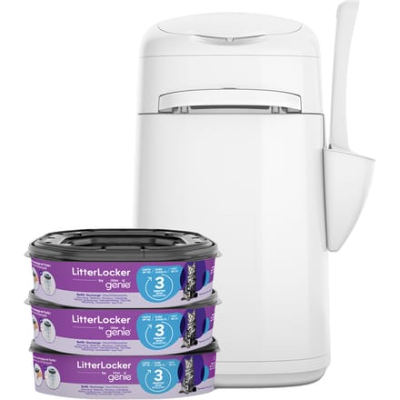 Litter Locker Litterlocker By Genie - Kattenbakaccessoires - 24.3x23x7 cm Wit