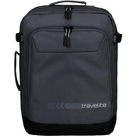 Travelite Kick Off Cabin Size Duffle/Backpack 35L - Dark Anthracite – Handbagage tas + rugzak – Van polyester – Reistassen, reistassen zonder wielen en rugtassen