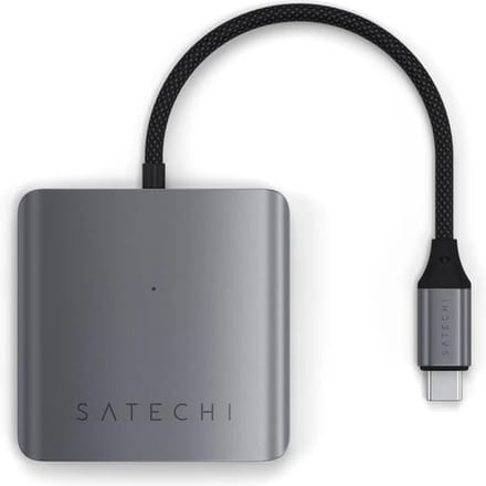Satechi 4-Port USB-C Hub with PD USB hub - 4 - Zilver