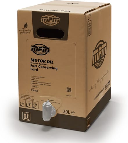 MPM 5W30 Motorolie Premium Synthetic A5/B5 Ford | MPM | 20 liter | Bag In Box l 05B20E