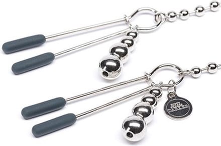 Fifty Shades tepelklemmen kralenketting