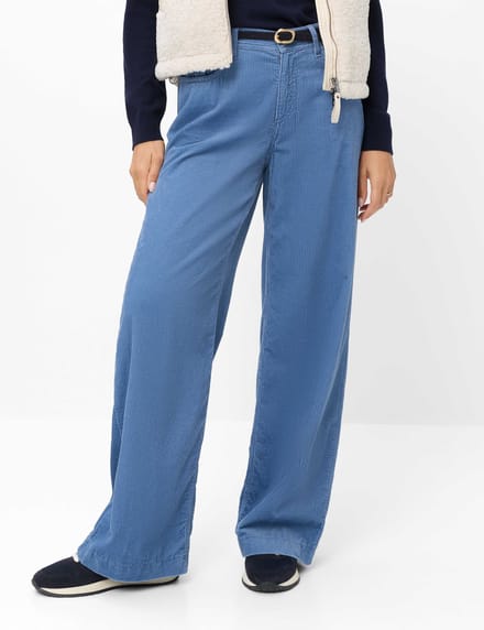 Brax Dames Palazzobroek  Style MAINE MOONLIGHT BLUE, blauw, maat 40K