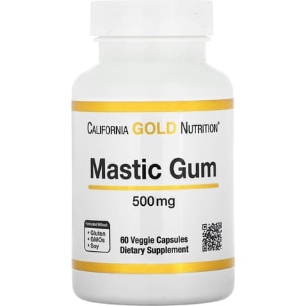 Mastic Gomboom, 500 mg, 60 Plantaardige Capsules