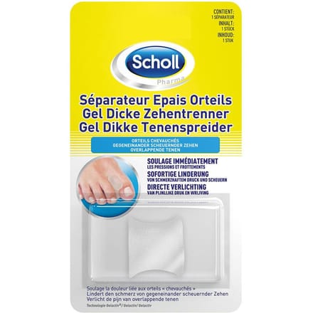Scholl Gelactiv Séparateur Orteils épais 1 Overige