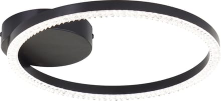 Brilliant Aurelia - Plafondlamp - Crystal LED 11W - 4000K - Zwart